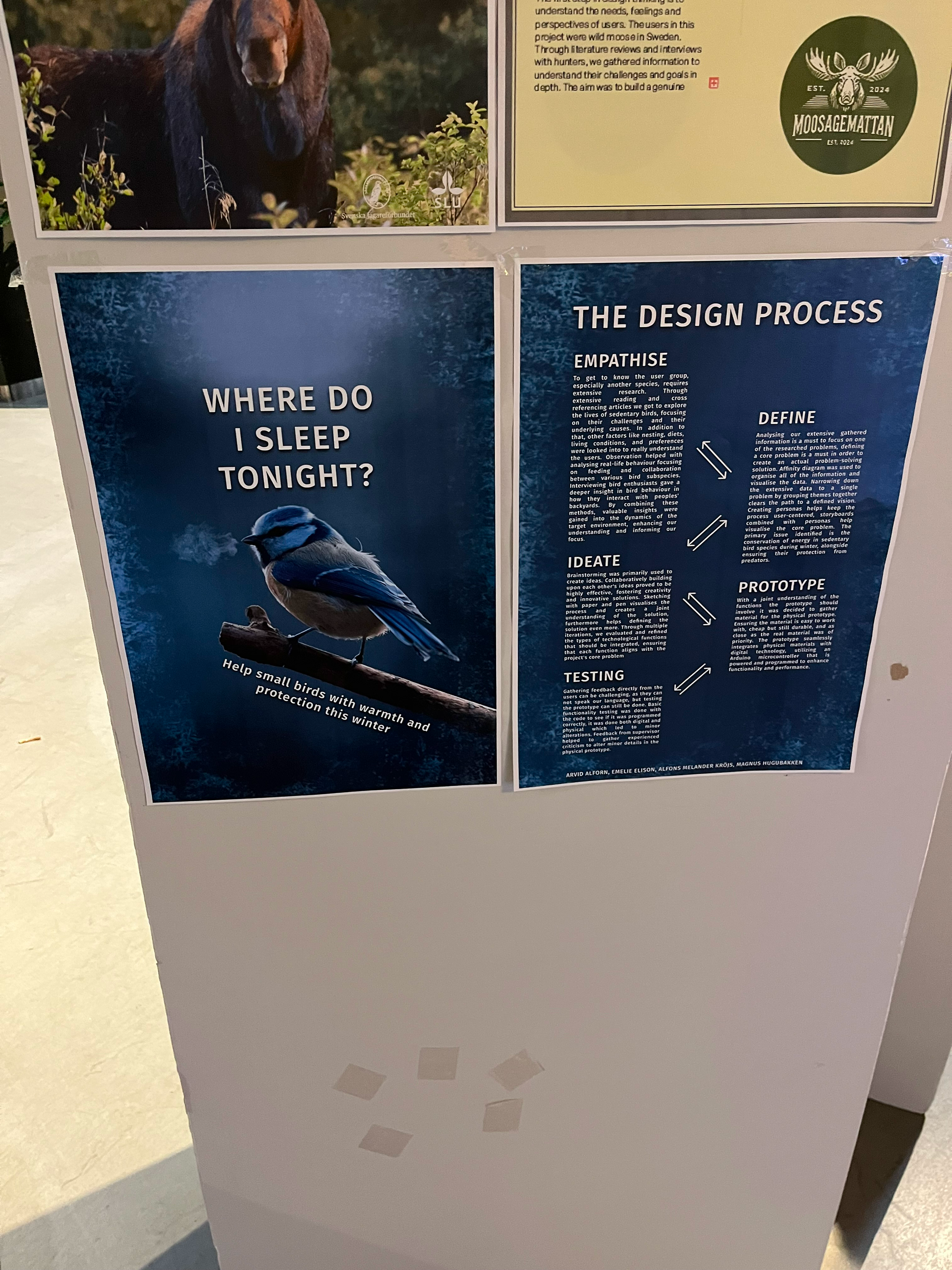 Selling poster and design thinking poster