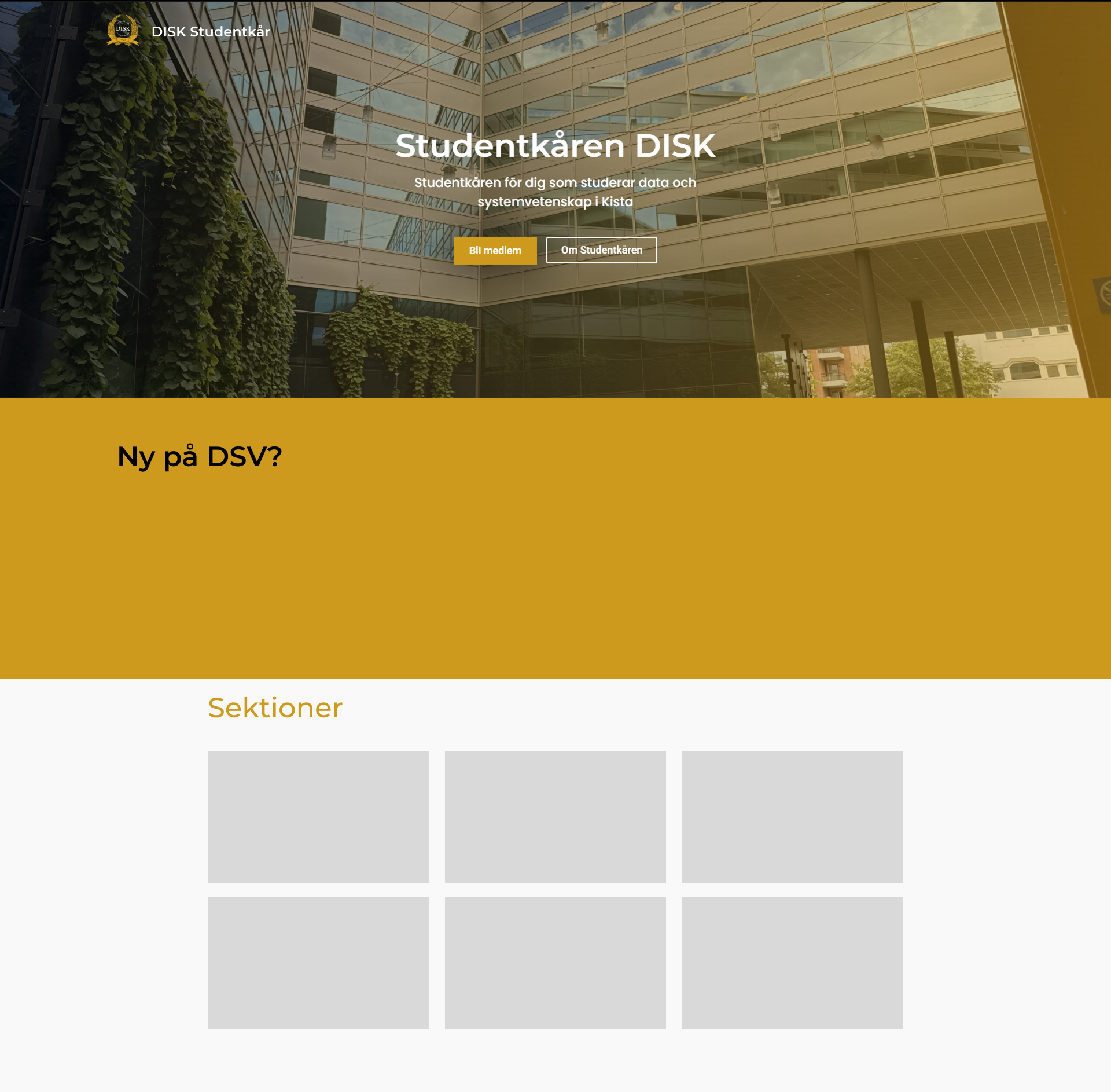 Early homepage wireframe for the DISK redesign