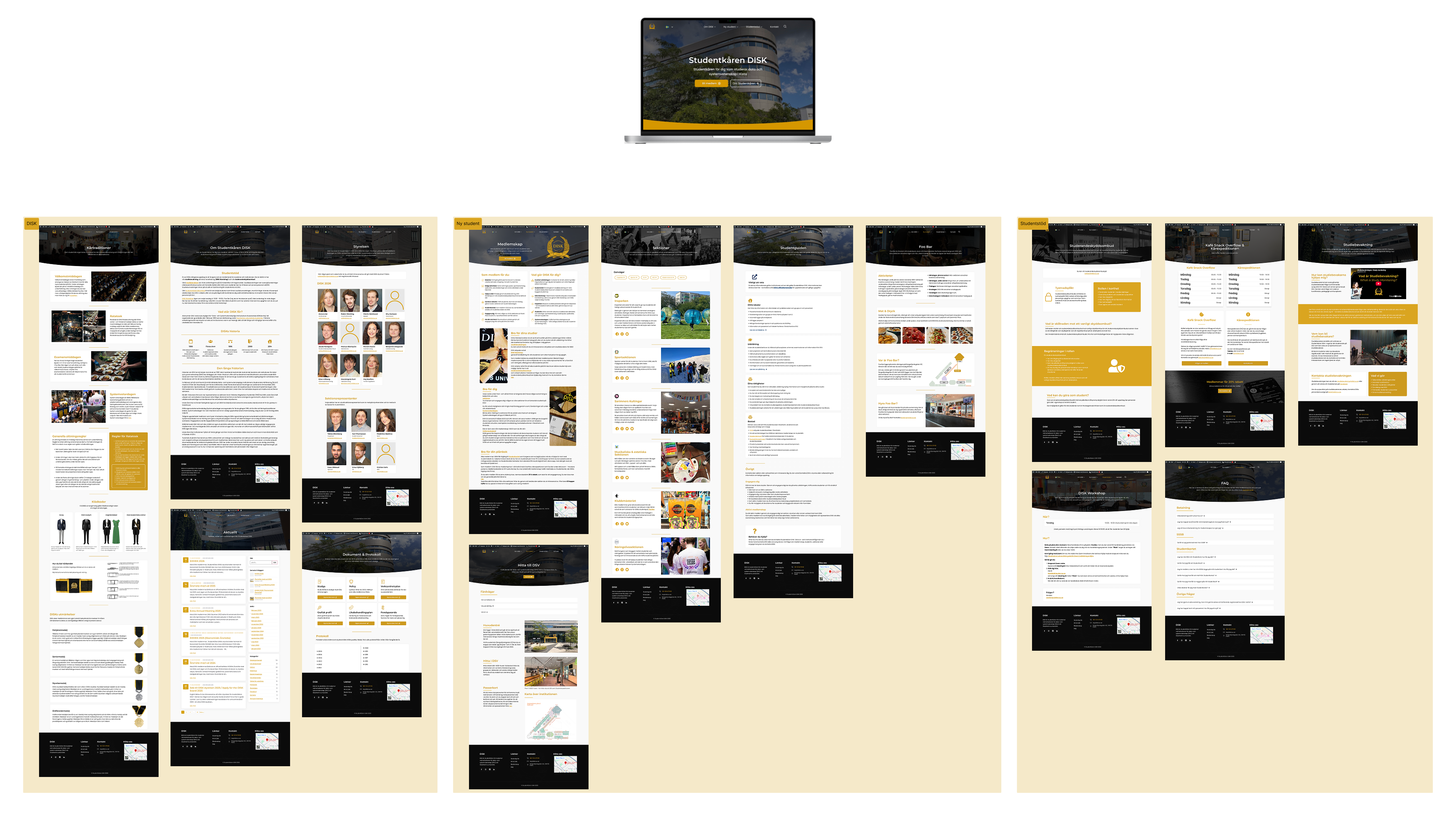 Redesigned DISK information architecture after restructuring