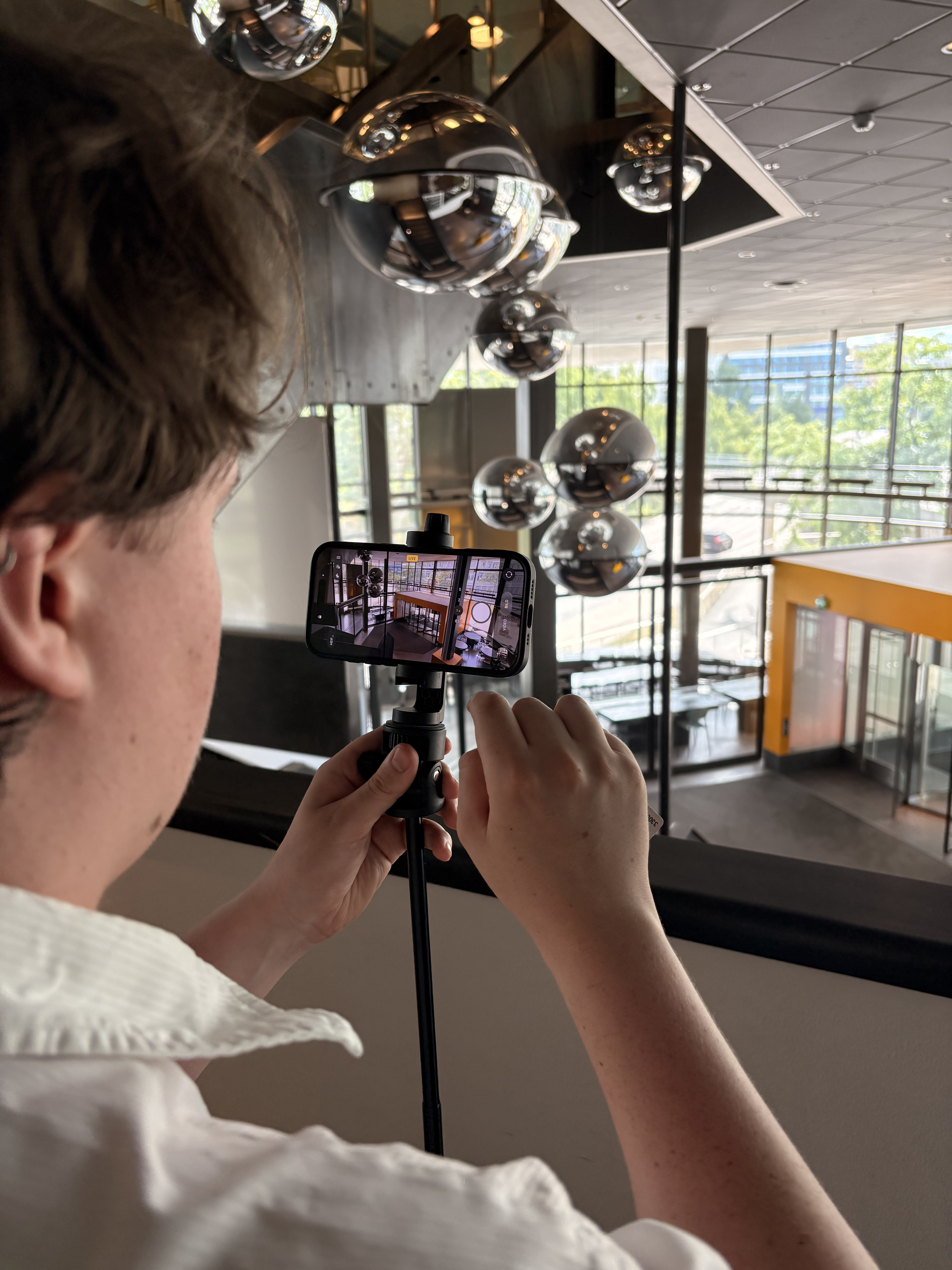 Behind the scenes interior photography for the DISK website redesign